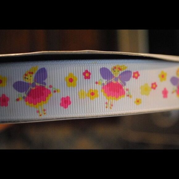 Grosgrain Ribbon 7/8” 5 yards 5/$20 fairy fairies - Picture 3 of 3